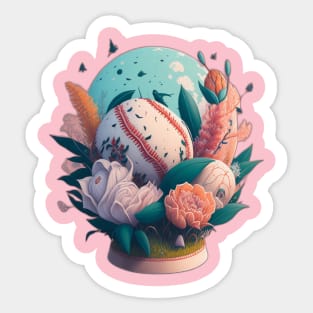 Dream Bouquet, a fantasy flowers design Sticker